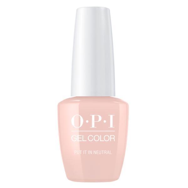 OPI Gelcolor Gel Nail Polish, PUT IT IN NEUTRAL, 15mL