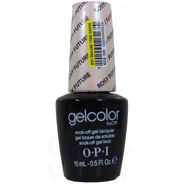 OPI Gelcolor Gel Nail Polish, ROSY FUTURE, 15mL