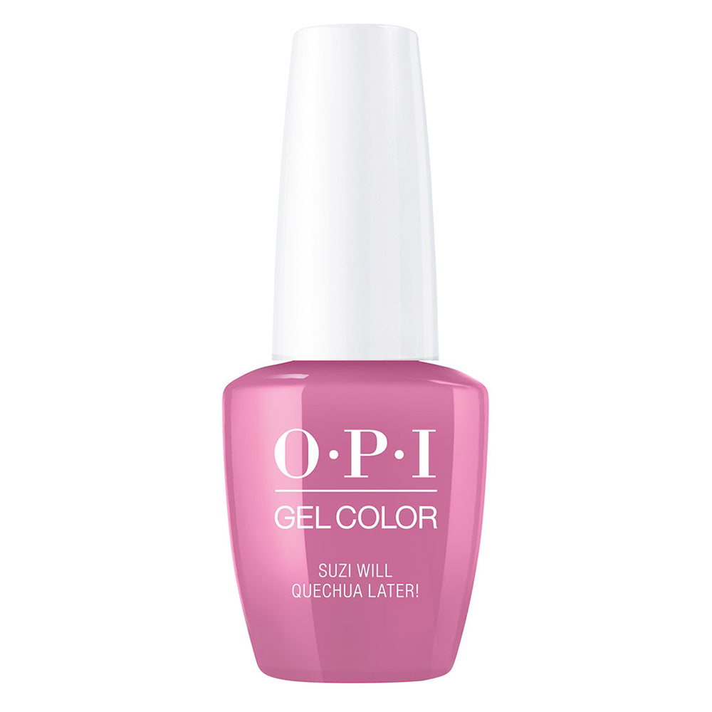 OPI Gelcolor Gel Nail Polish, SUZI WILL QUECHUA LATER!, 15mL