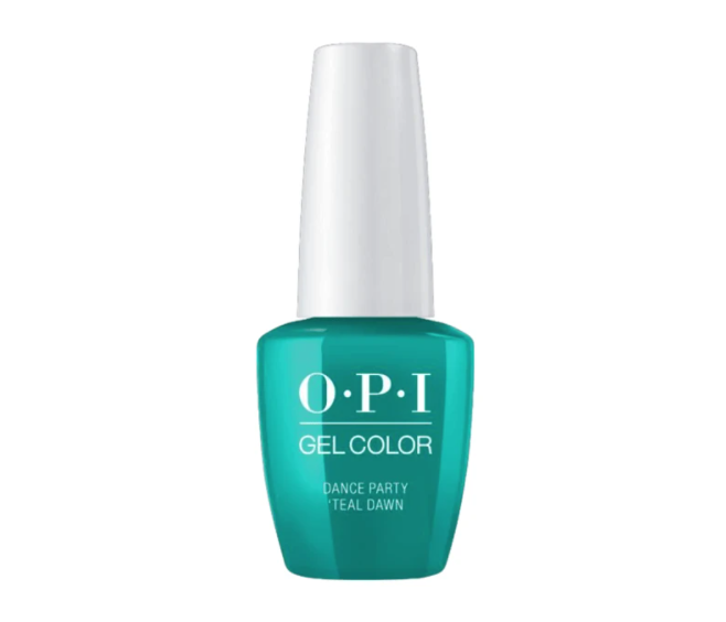 OPI Gelcolor Gel Nail Polish, DANCE PARTY 'TEAL DAWN, 15mL