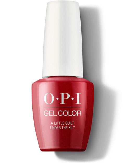 OPI Gelcolor Gel Nail Polish, A LITTLE GUILT UNDER THE KILT , 15mL