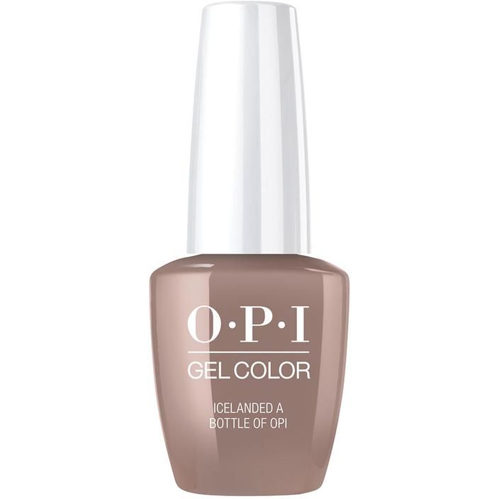 OPI Gelcolor Gel Nail Polish, ICELANDED A BOTTLE OF OPI, 15mL