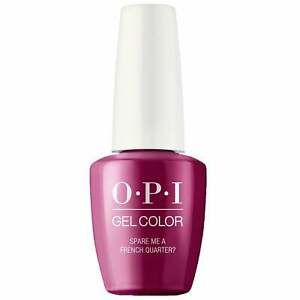 OPI Gelcolor Gel Nail Polish, SPARE ME A FRENCH QUARTER?, 15mL