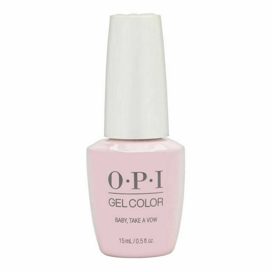 OPI Gelcolor Gel Nail Polish, BABY, TAKE A VOW, 15mL