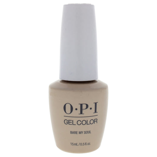 OPI Gelcolor Gel Nail Polish, BARE MY SOUL, 15mL