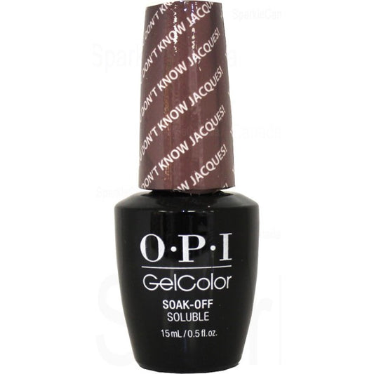 OPI Gelcolor Gel Nail Polish, YOU DONT KNOW JACQUES! , 15mL