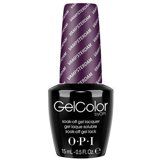 OPI Gelcolor Gel Nail Polish, VAMPSTERDAM, 15mL