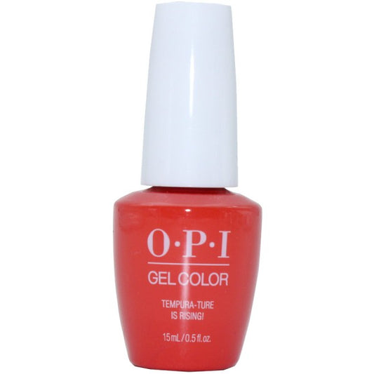 OPI Gelcolor Gel Nail Polish, TEMPURA-TURE IS RISING!, 15mL