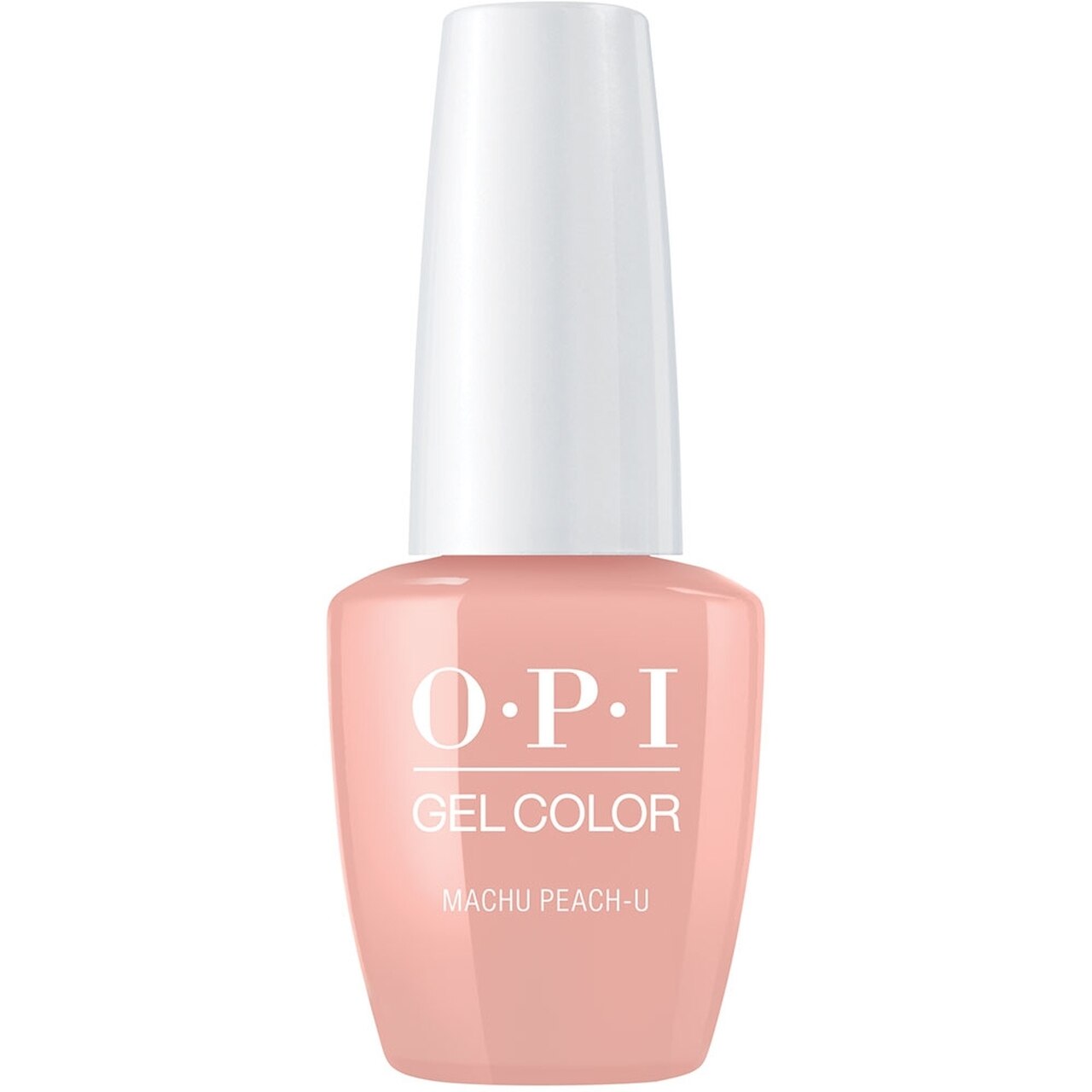 OPI Gelcolor Gel Nail Polish, MACHU PEACH-U, 15mL