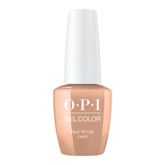OPI Gelcolor Gel Nail Polish, PALE TO THE CHIEF, 15mL