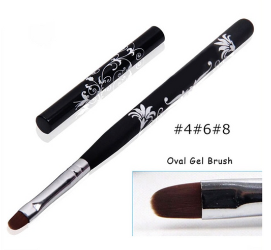 UV Gel Nail Brush Liner Painting Brush Oval