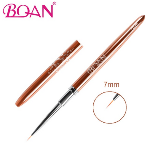 UV Gel Nail Brush Liner Painting Brush Rose Gold 7mm