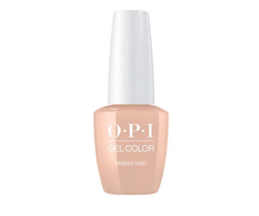 OPI Gelcolor Gel Nail Polish, SAMOAN SAND, 15mL