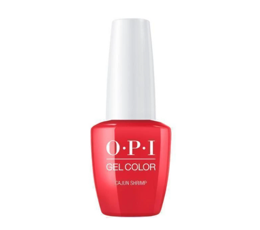 OPI Gelcolor Gel Nail Polish, CAJUN SHRIMP, 15mL