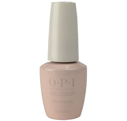 OPI Gelcolor Gel Nail Polish, LOVE IS IN THE BARE, 15mL