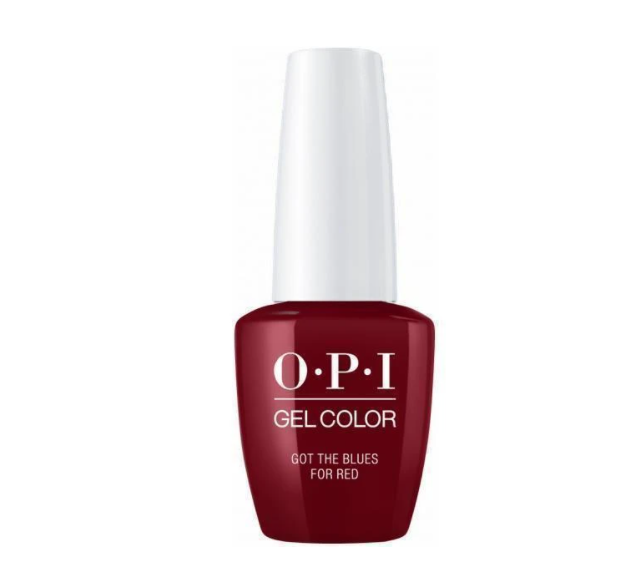 OPI Gelcolor Gel Nail Polish, GOT THE BLUES FOR RED, 15mL