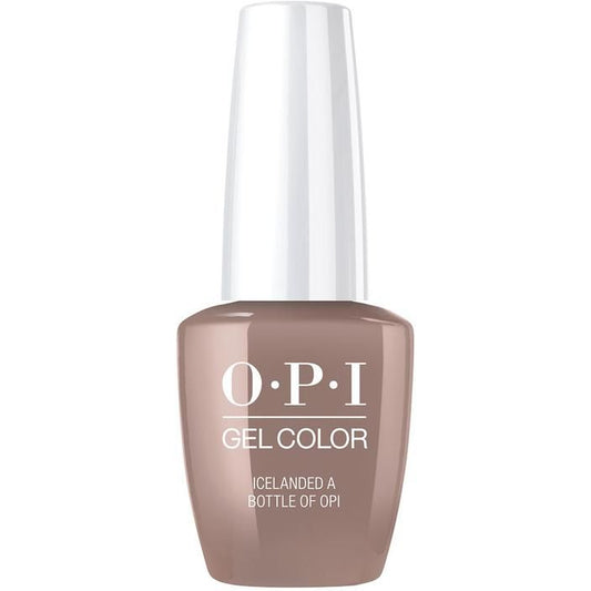 OPI Gelcolor Gel Nail Polish, ICELANDED A BOTTLE OF OPI, 15mL