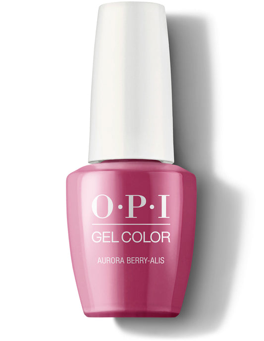 OPI Gelcolor Gel Nail Polish, AURORA BERRY-ALIS, 15mL