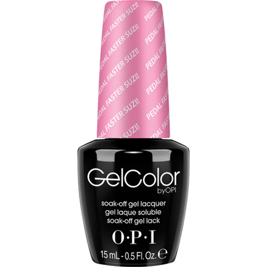 OPI Gelcolor Gel Nail Polish, PEDAL FASTER SUZI!, 15mL