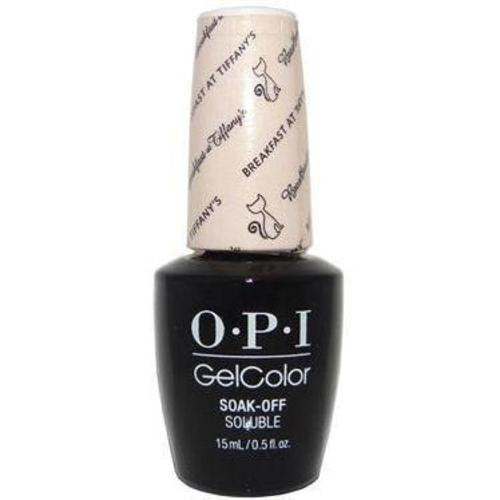 OPI Gelcolor Gel Nail Polish, BREAKFAST AT TIFFANY'S , 15mL