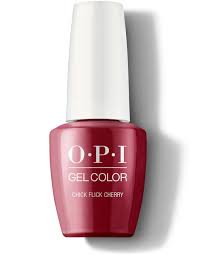 OPI Gelcolor Gel Nail Polish, CHICK FLICK CHERRY, 15mL