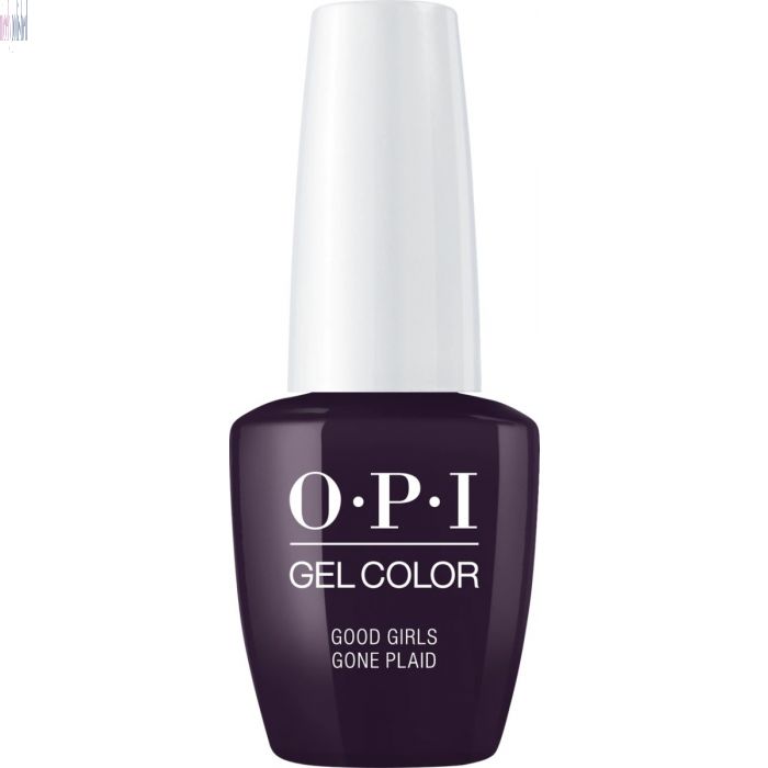 OPI Gelcolor Gel Nail Polish, GOOD GIRLS GONE PLAID, 15mL