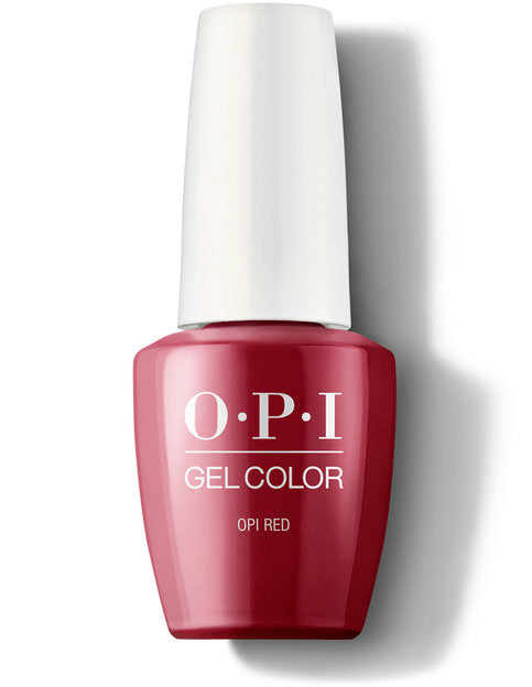 OPI Gelcolor Gel Nail Polish, OPI RED, 15mL